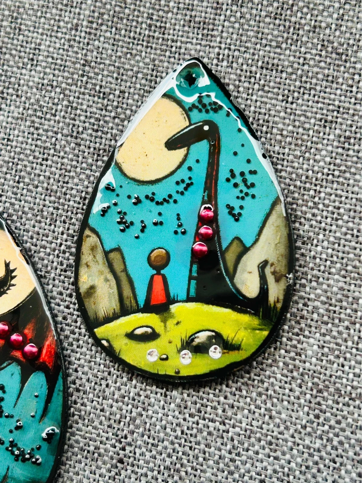 Par de pingentes estilo gótico / Tim Burton – photo 2